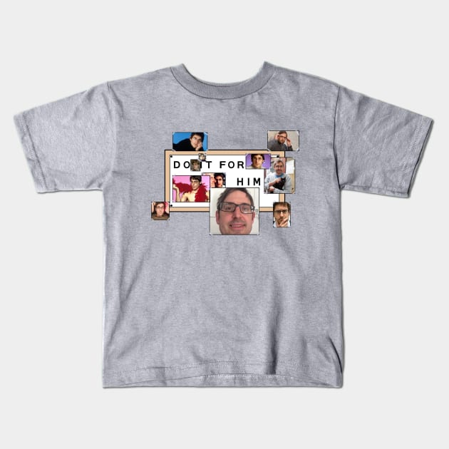 Do It For Him Simpsons Louis Theroux Print Kids T-Shirt by siankjellberg